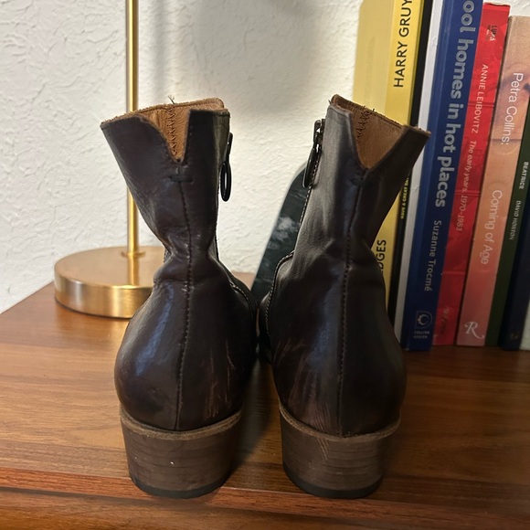 Fiorentini + Baker Dark Brown Leather Ankle Boots main image 5